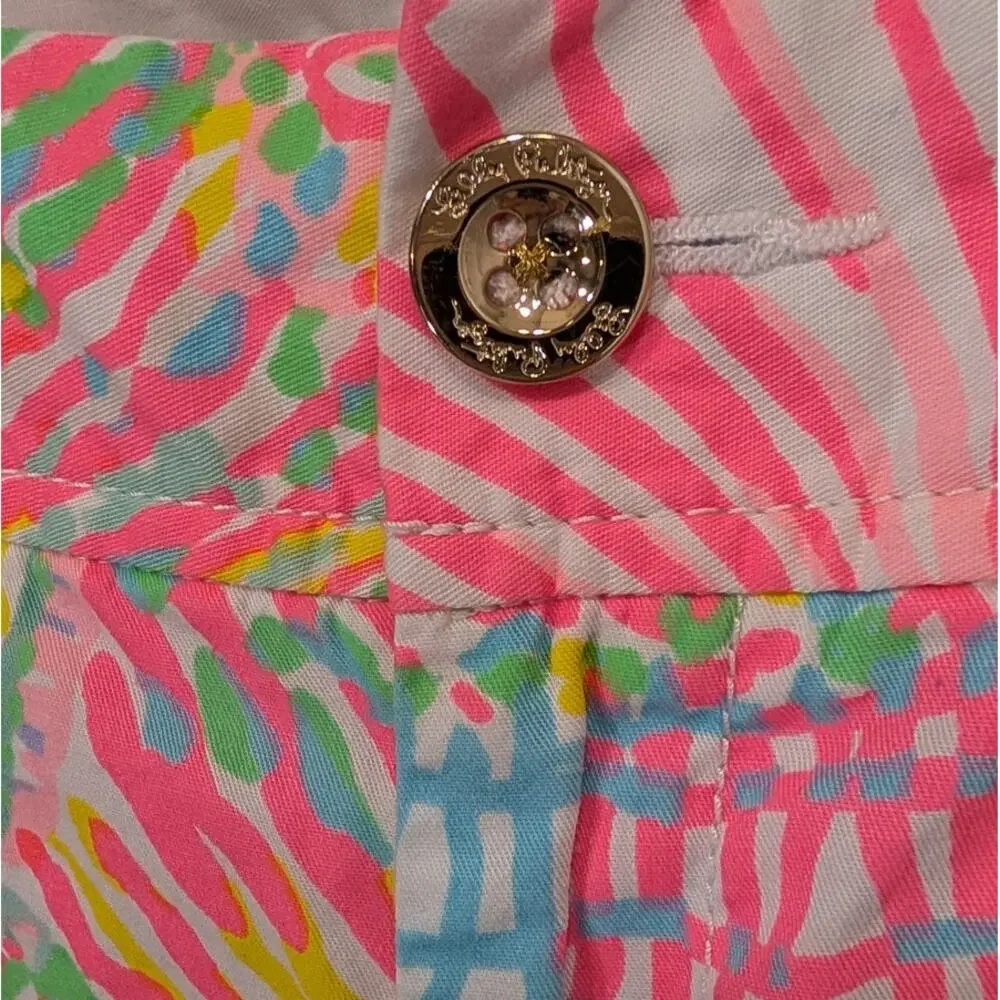 Lilly Pulitzer The Callahan Short Roar of the Sea Tropical Resort - Size 00